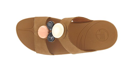 Fitflop Womens Arena Slide Tan Fitness Sandal